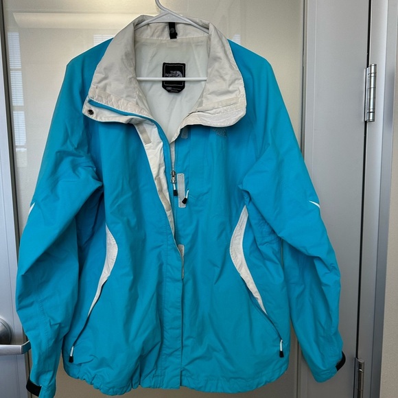 The North Face Jackets & Blazers - The North Face Hyvent Teal Blue Waterproof Ski Snow Shell Jacket XXL